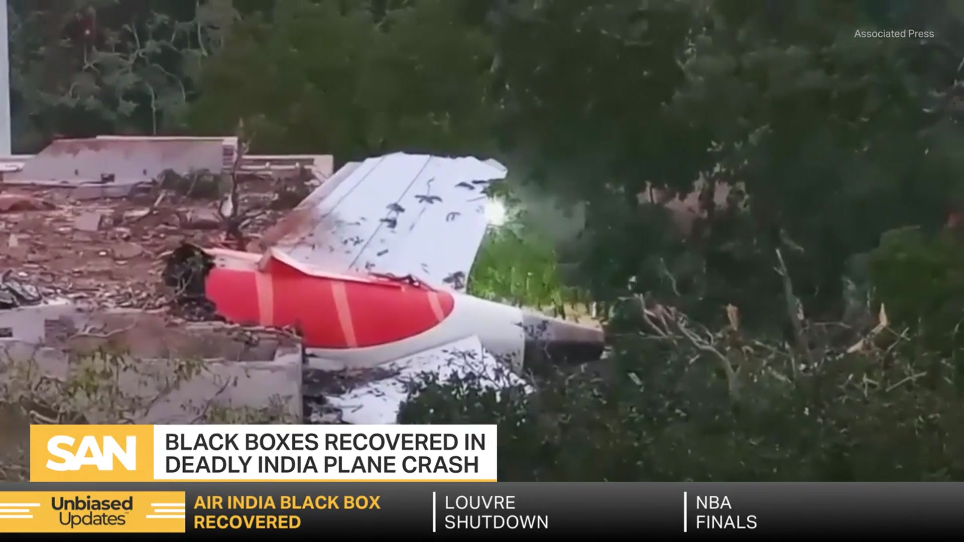 'Video thumbnail for Both black boxes recovered from deadly Air India crash'