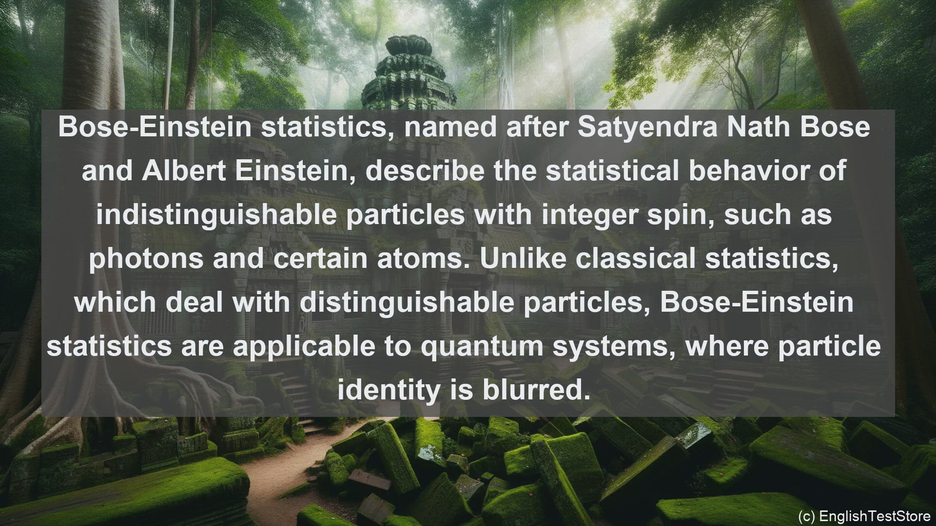 'Video thumbnail for Bose einstein statistics in science  definition and examples'