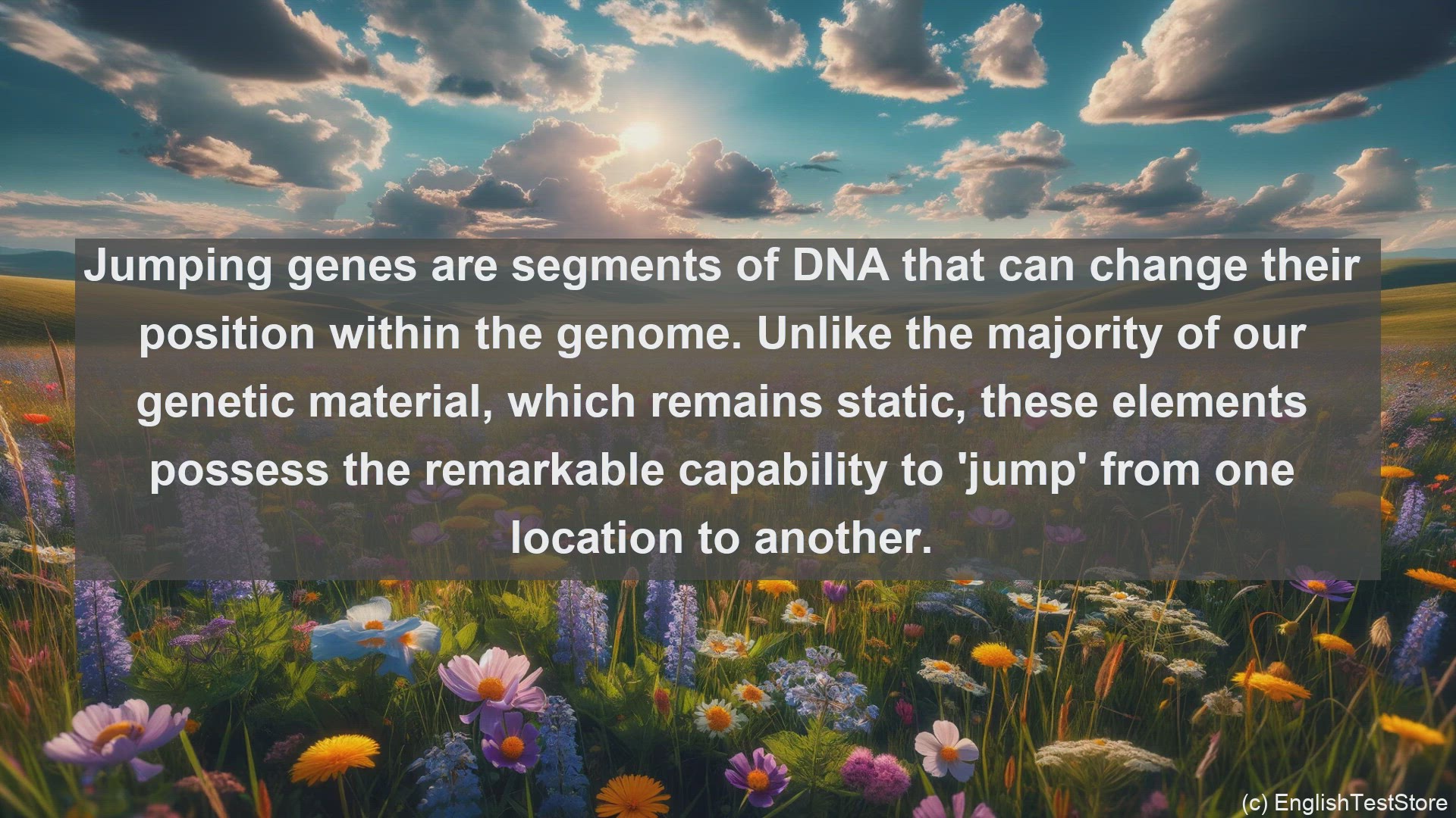 'Video thumbnail for Jumping gene in science  definition and examples'