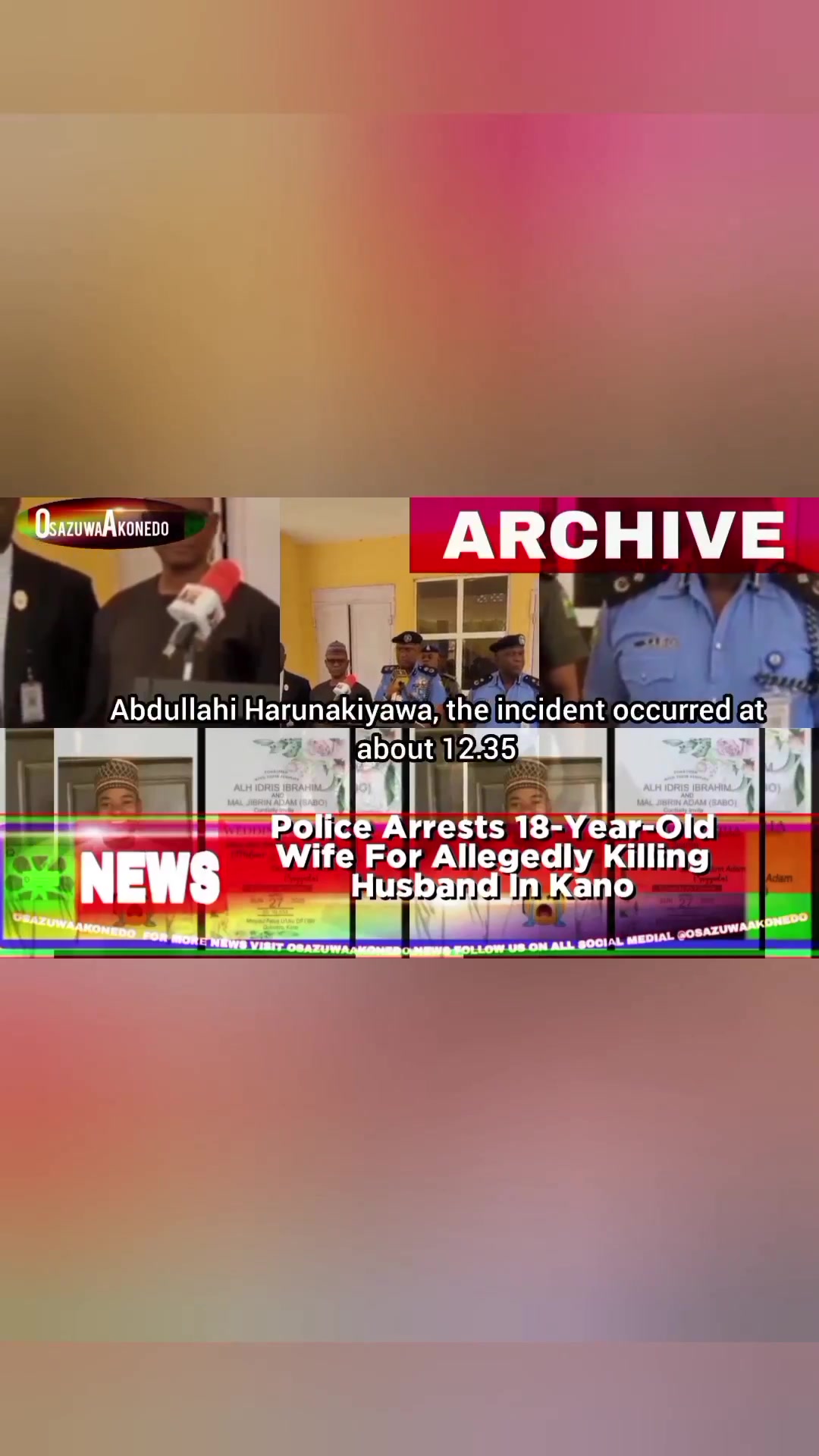 Video thumbnail for Police Arrests 18-Year-Old Wife For Allegedly Killing Husband In Kano