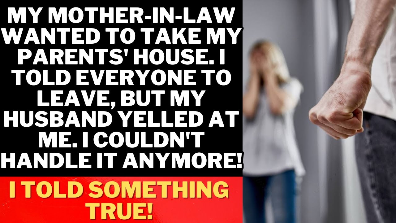 Video thumbnail for MIL Invades Our Home I Ask Her to Leave, but My Husband Abuses Me and Insists, 'You Leave!' Why