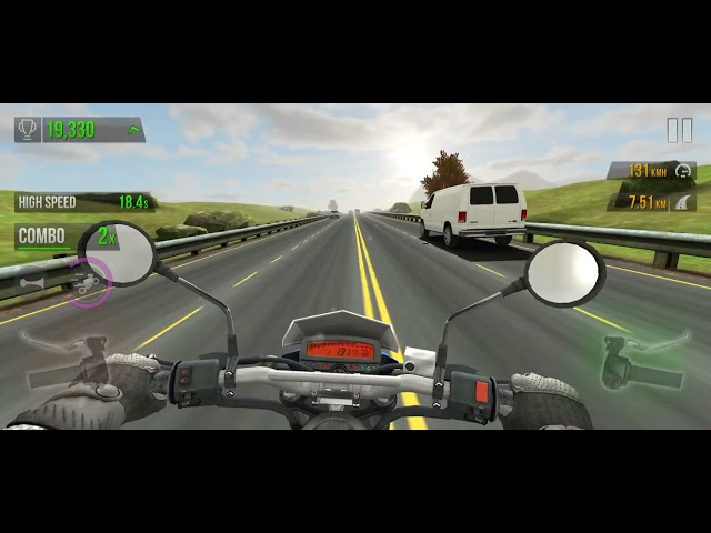 Video thumbnail for Riding Mountain Bike in Traffic Rider | skgames