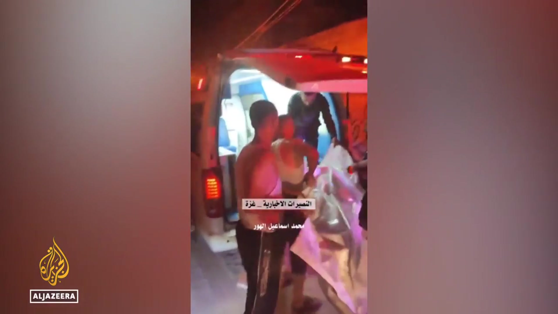 'Video thumbnail for Israeli attacks across the Gaza Strip continue, at least six killed during internet blackout'
