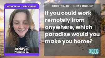 Video thumbnail for Mady is deciding between WFH in Hawaii and Prague. Two great options!