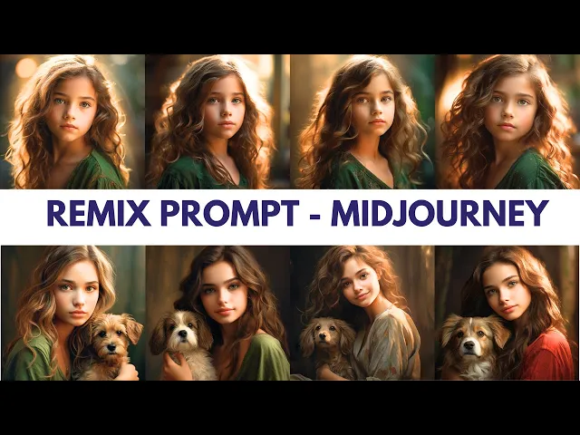 Video thumbnail for Midjourney 5.2: What is Remix Prompt? AI Art Magic    midjourney #aiart