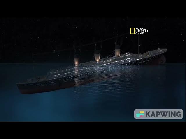 Video thumbnail for titanic sinking
