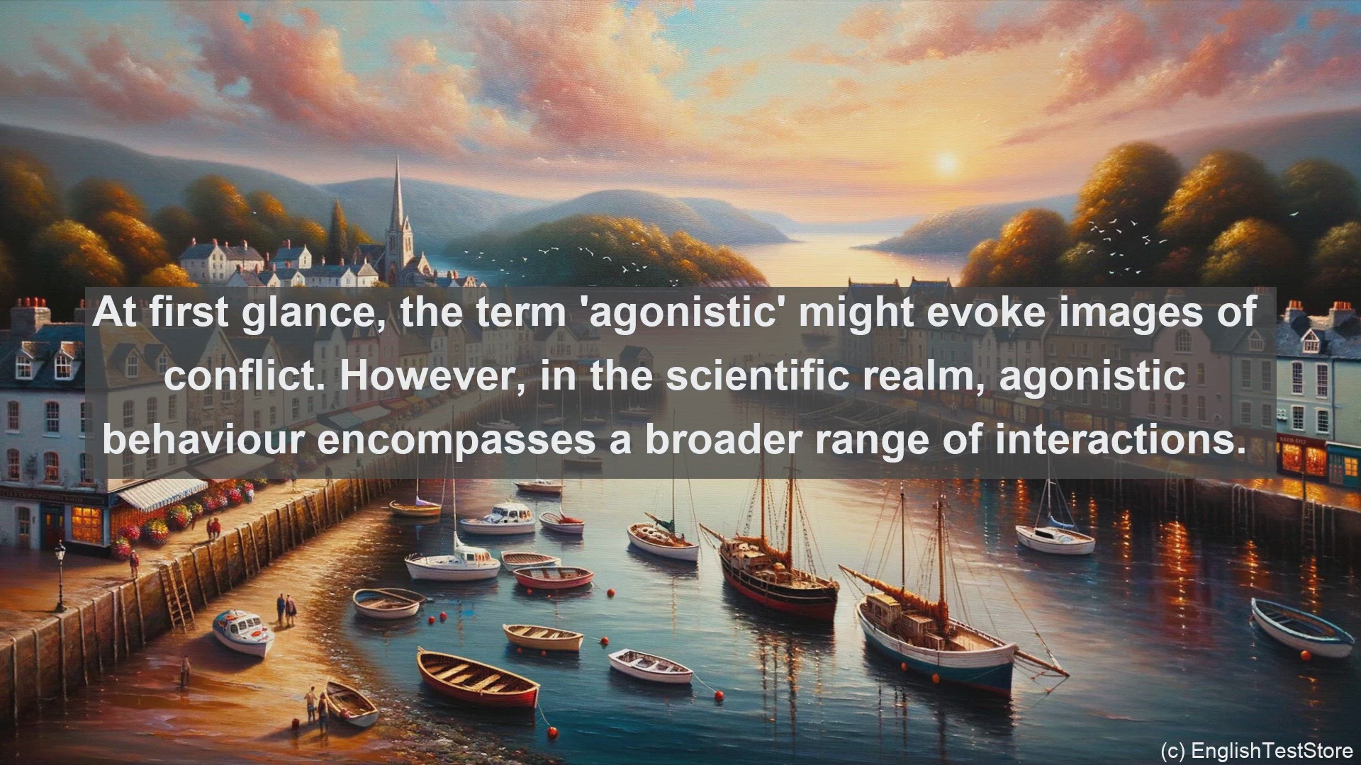 'Video thumbnail for Agonistic behaviour in science  definition and examples'