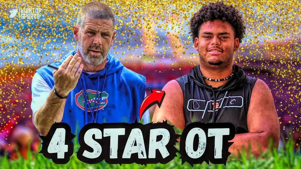 Video thumbnail for Florida Gators Land Massive 4 Star Tackle!