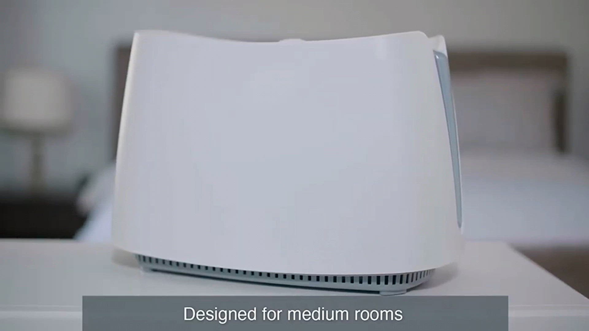 'Video thumbnail for Honeywell Cool Moisture Humidifier, Medium Room, 1 Gallon Tank, White – Invisible Moisture Humidifier'