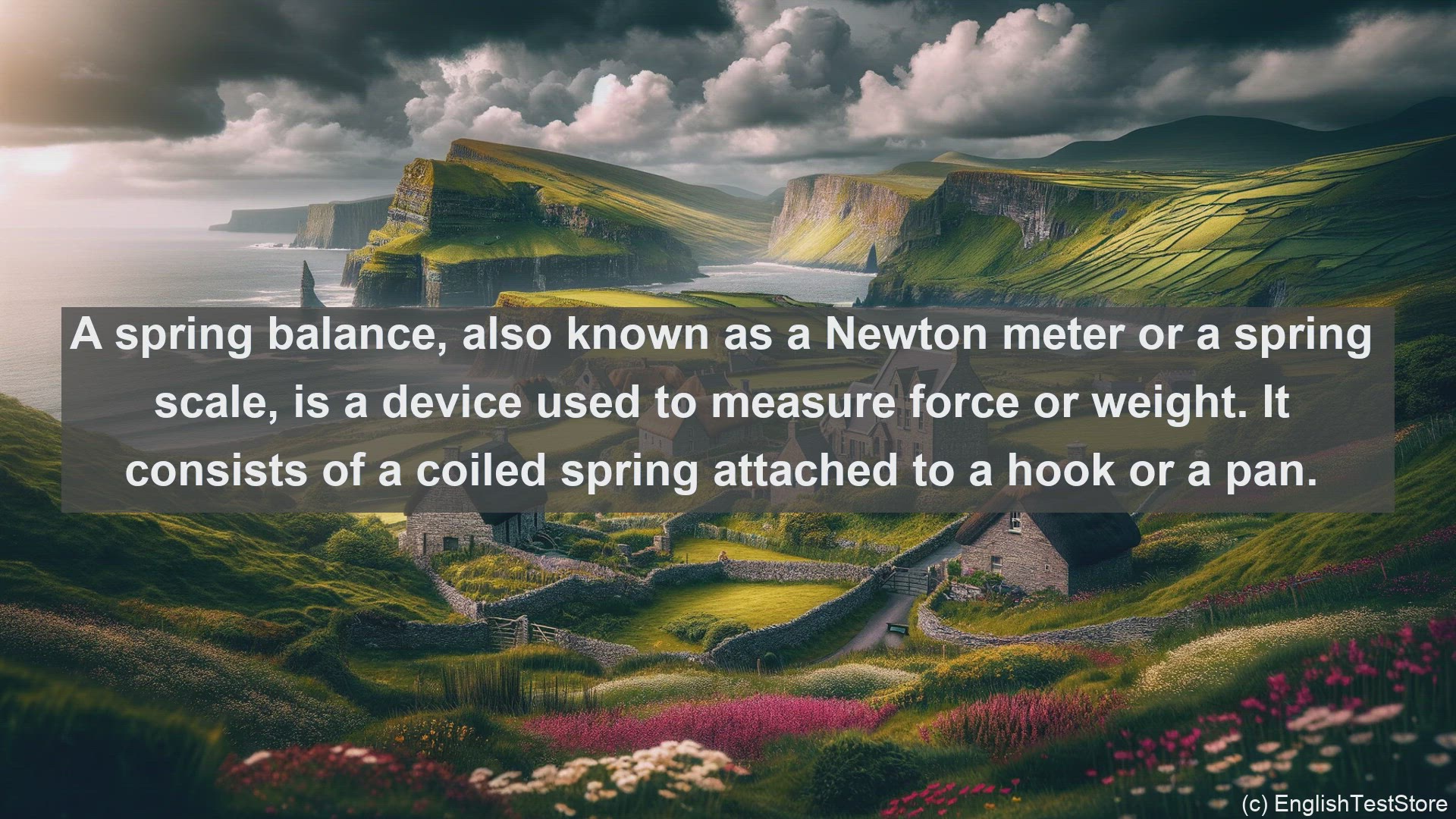'Video thumbnail for Spring balance in science  definition and examples'