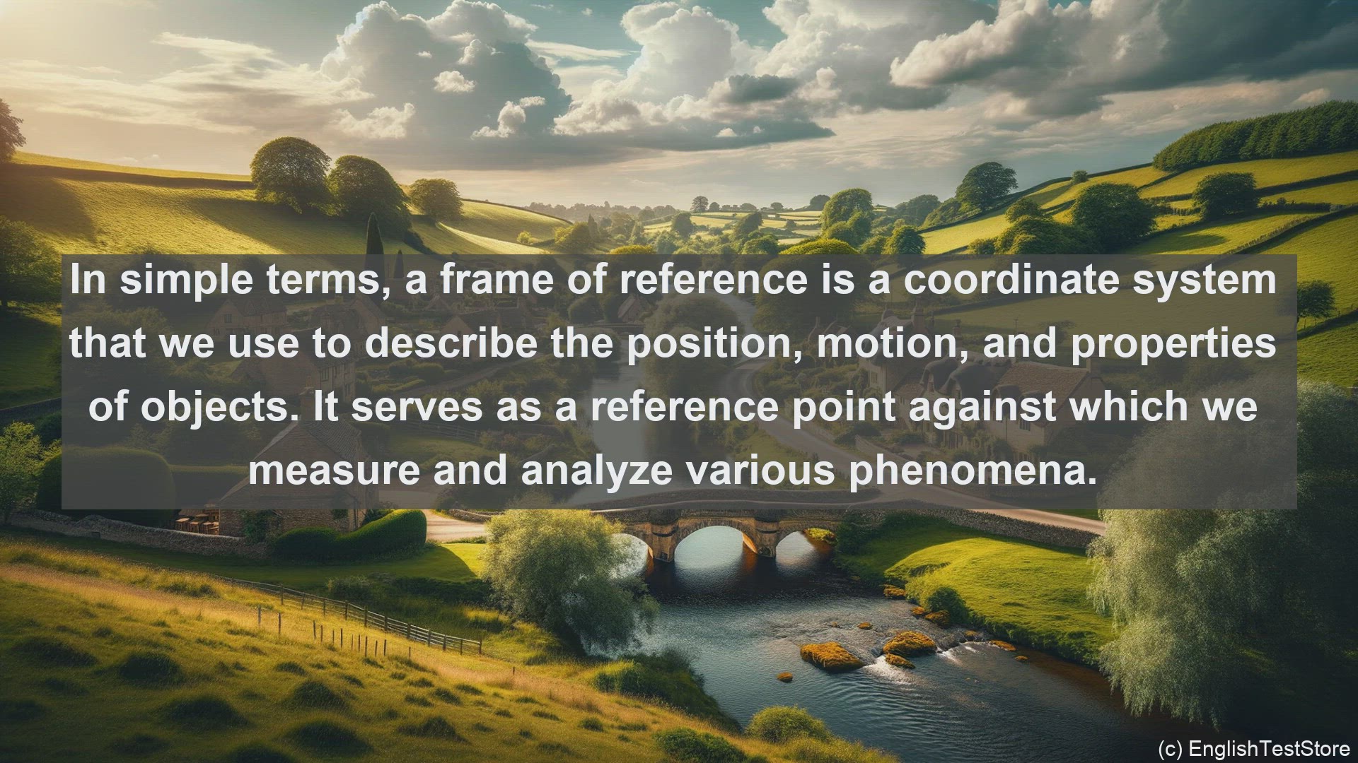 'Video thumbnail for Frame of reference in science  definition and examples'