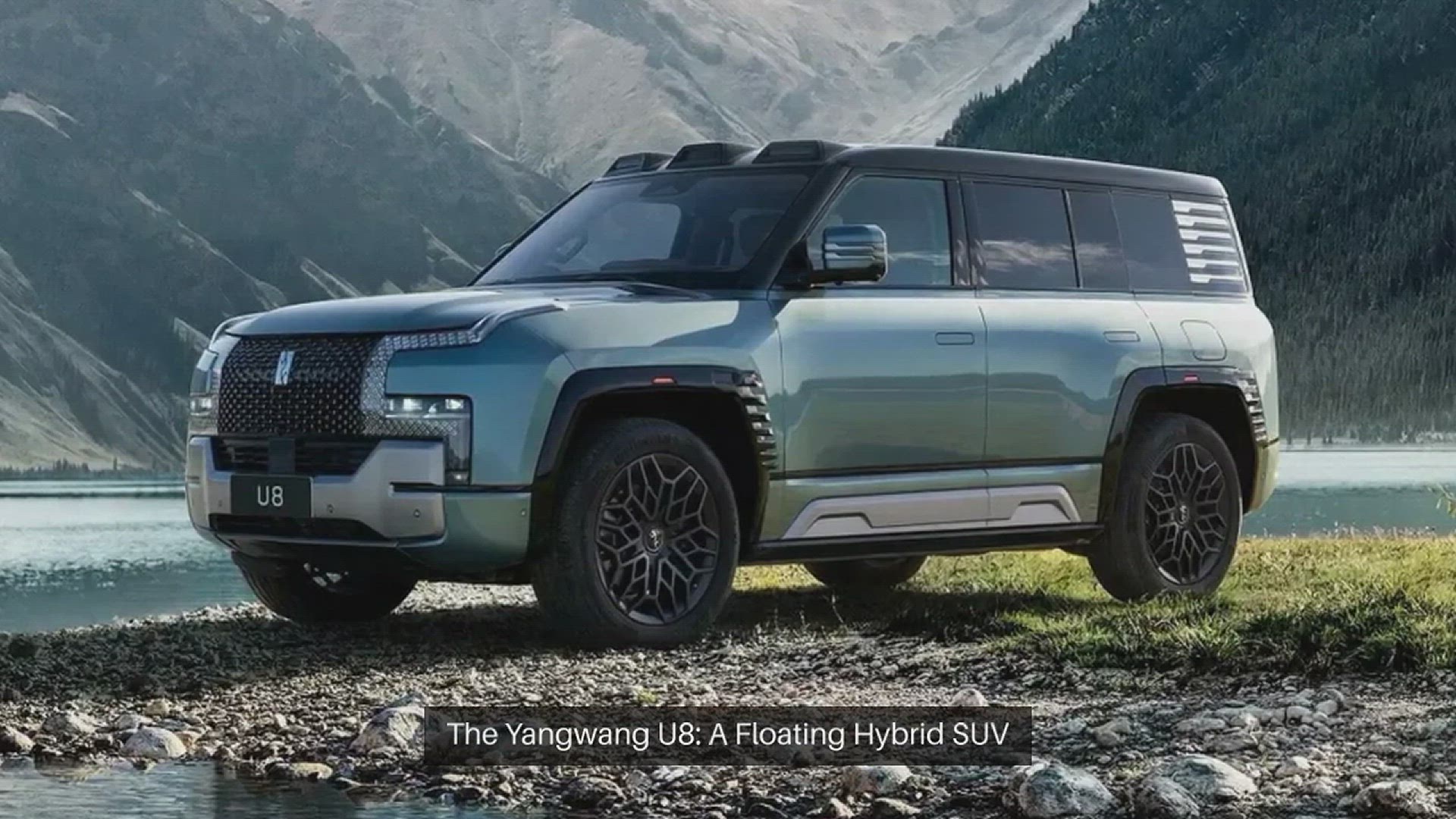 'Video thumbnail for The Yangwang U8 is a 1,184bhp plug-in hybrid SUV that can float on water'