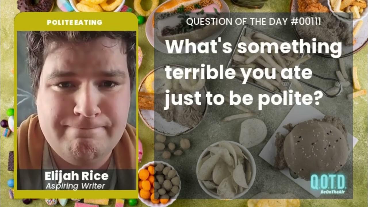 Video thumbnail for Elijah's doesn't like his mom's tuna casserole. Keep it to yourself!