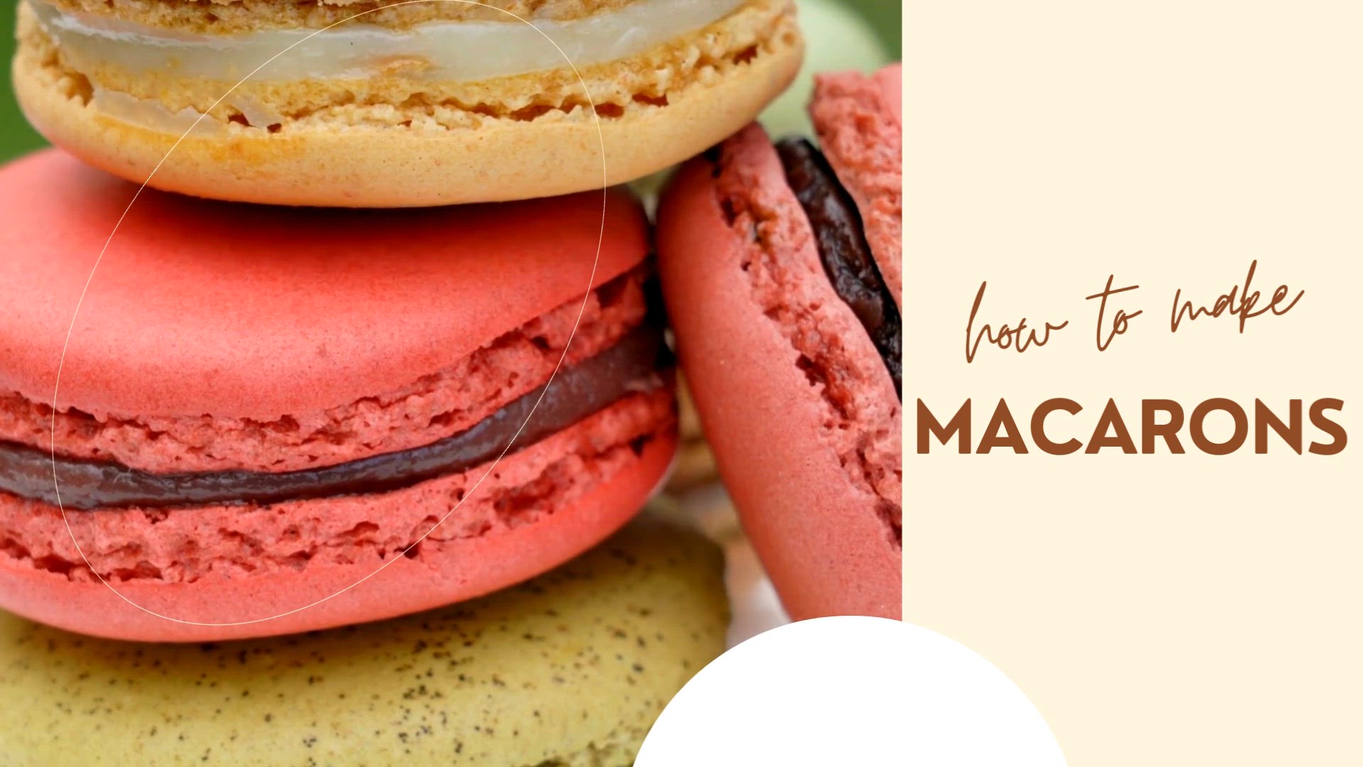 'Video thumbnail for How to Make Macarons'