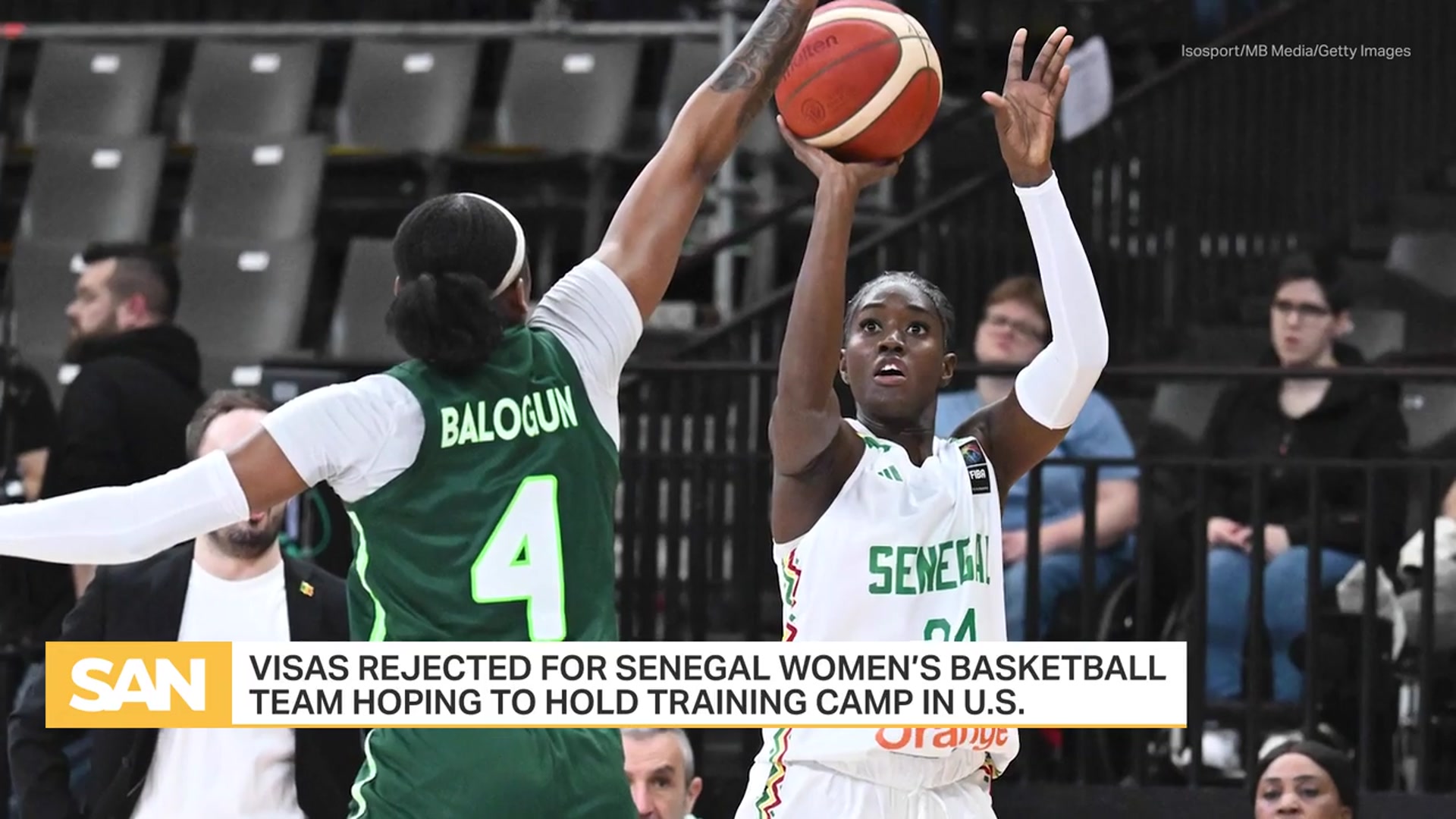 'Video thumbnail for Senegal women’s basketball team cancels US trip after visas are rejected'