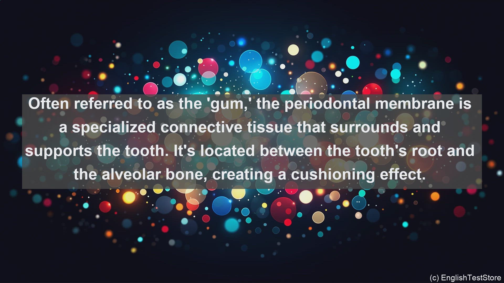 'Video thumbnail for Periodontal membrane in science  definition and examples'