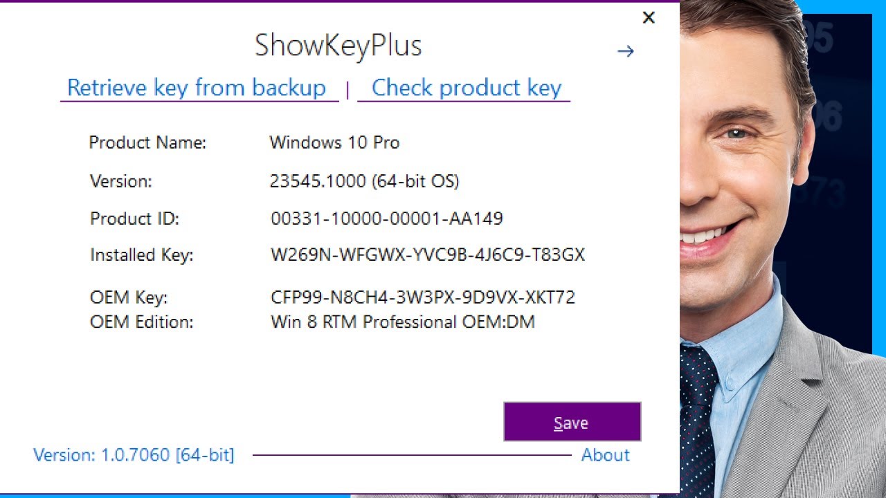 'Video thumbnail for How to find your Product Key from installed Windows 11 or 10 using ShowKeyPlus | GearUpWindows'