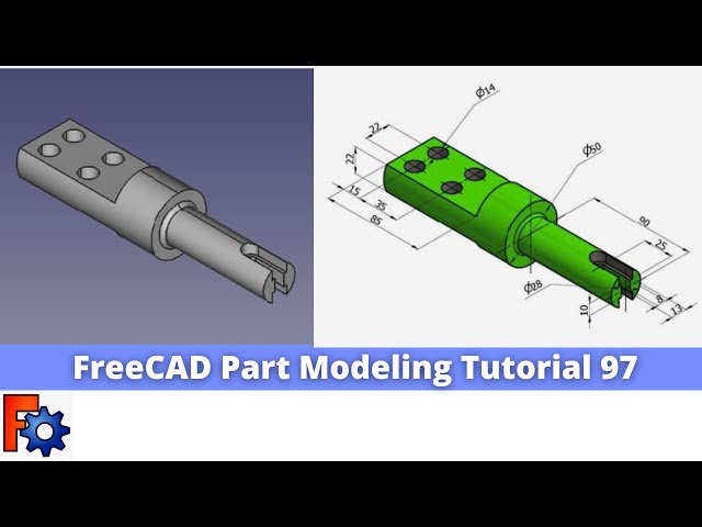 'Video thumbnail for FreeCAD Part Modeling Tutorial 97 | FreeCAD Tutorial | Mechnexus |'