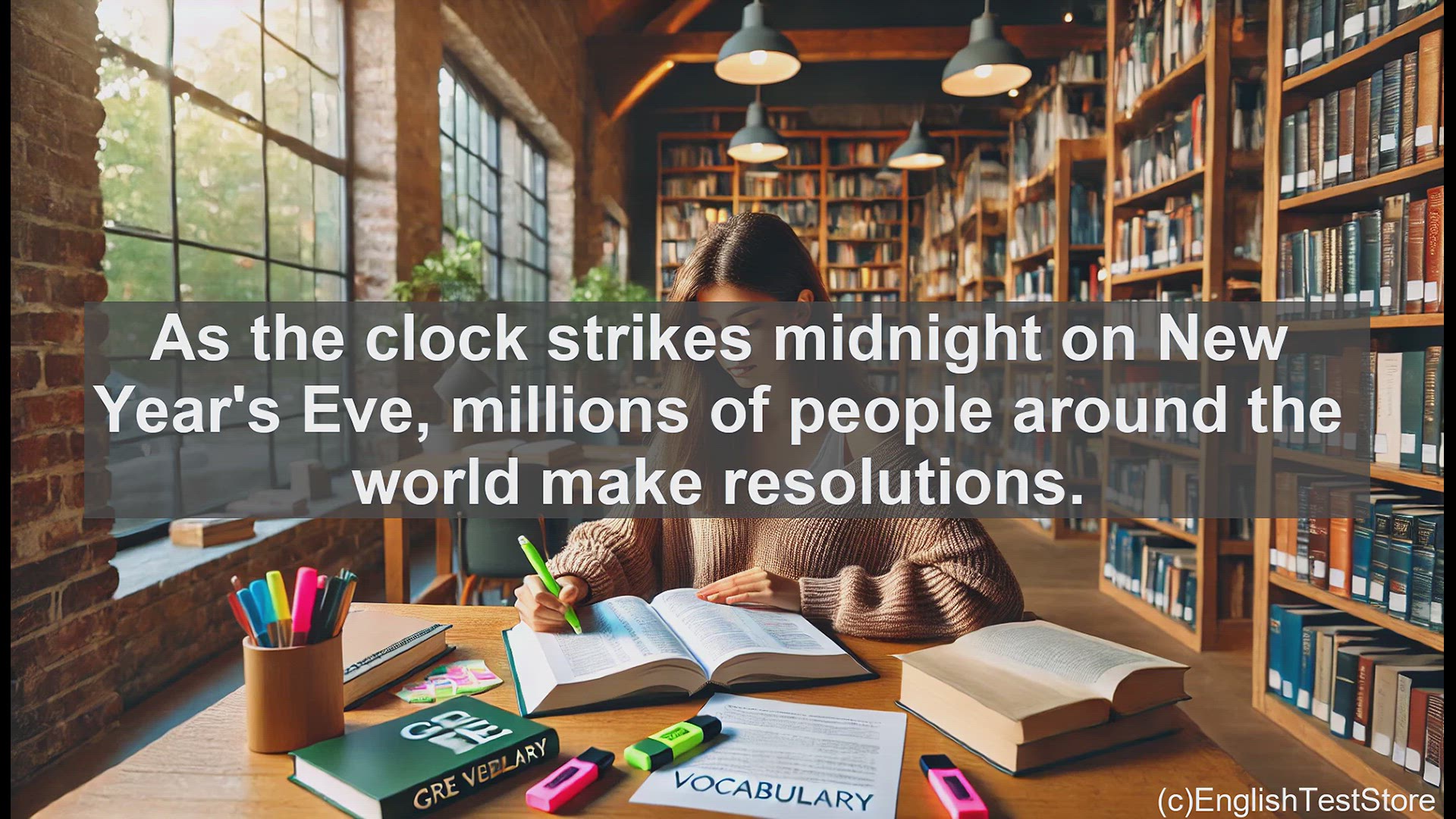'Video thumbnail for GRE Vocabulary Lesson: The Versatility of Resolution - Beyond New Year's Promises'