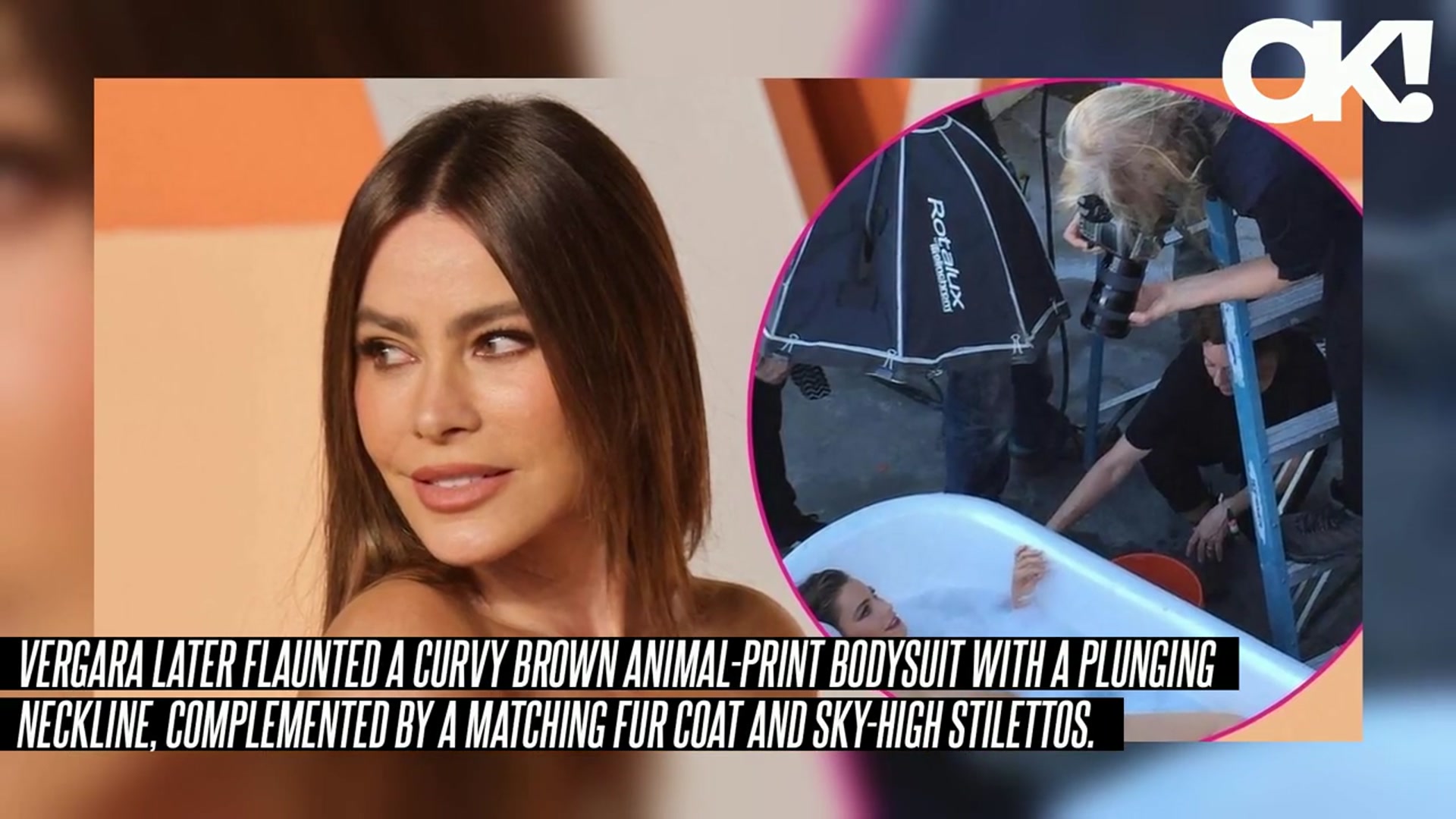 'Video thumbnail for Sofia Vergara Strips Down in Jaw-Dropping Bathtub Photo'