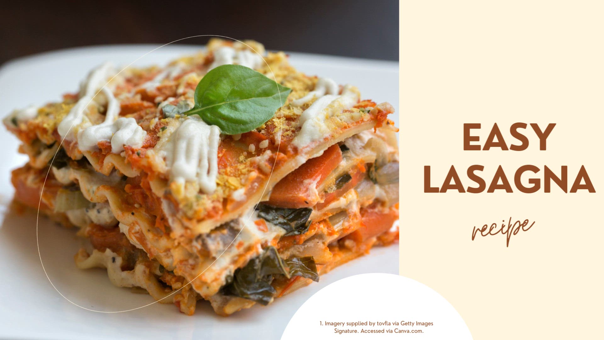 'Video thumbnail for Easy Lasagna '