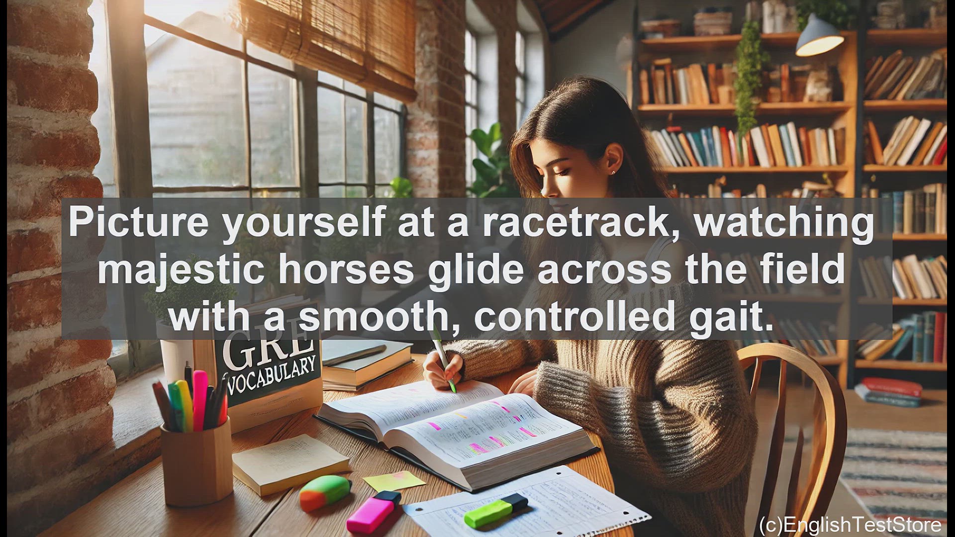 'Video thumbnail for GRE Vocabulary Lesson: Exploring the Equestrian Term 'Canter''
