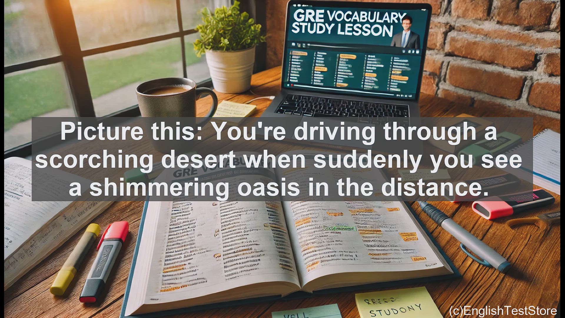 'Video thumbnail for GRE Vocabulary Lesson: Unraveling the Mysteries of Mirages'