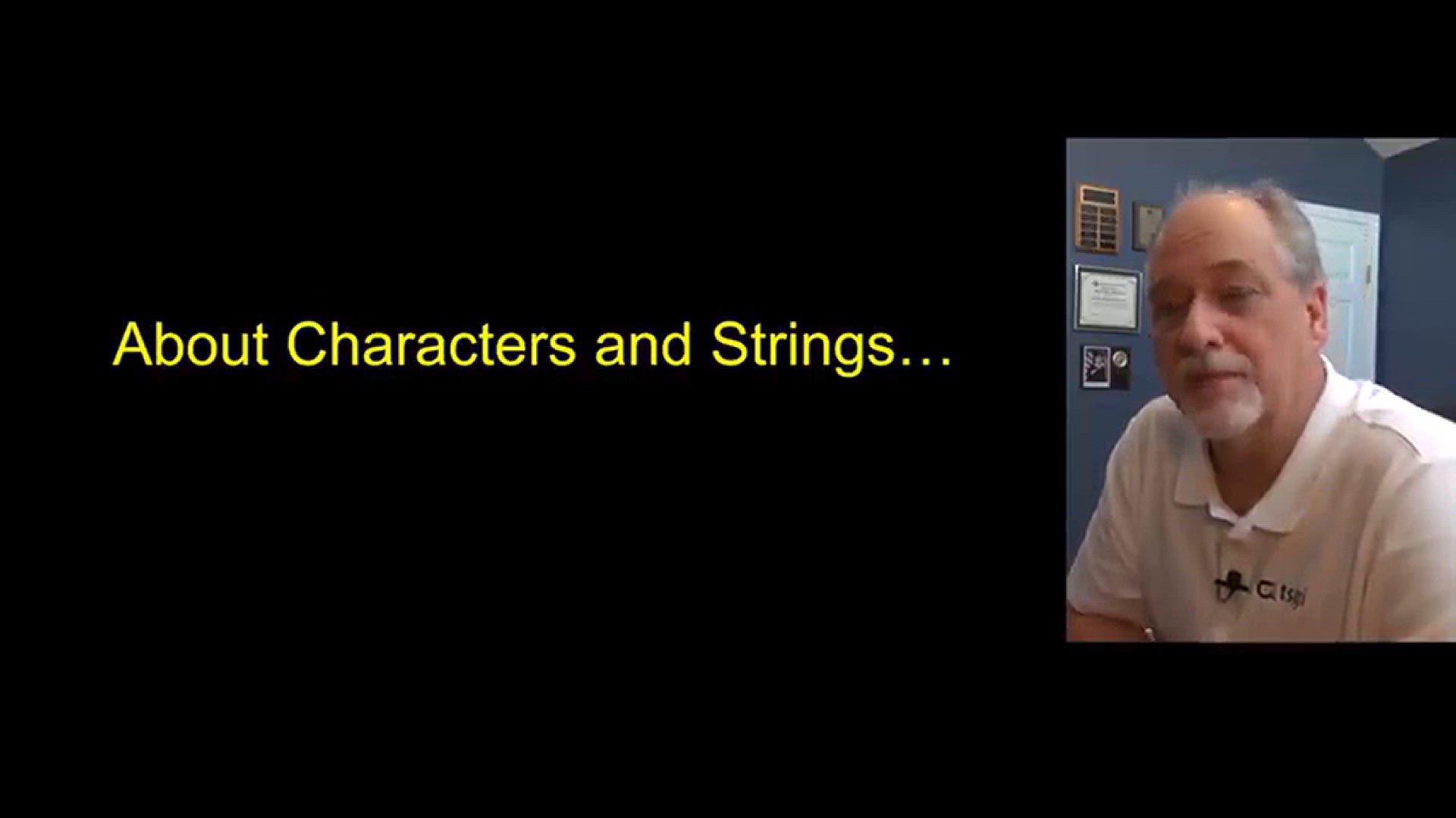'Video thumbnail for Networked Programs - Characters and Strings Tutorial - (39) Python for Beginner Series'