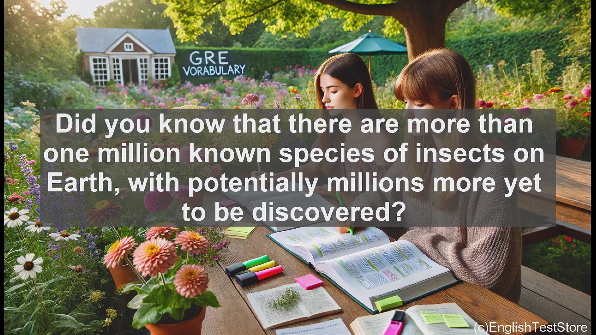 'Video thumbnail for GRE Vocabulary Lesson: Exploring the Fascinating World of Insects - An Introduction to Entomology'