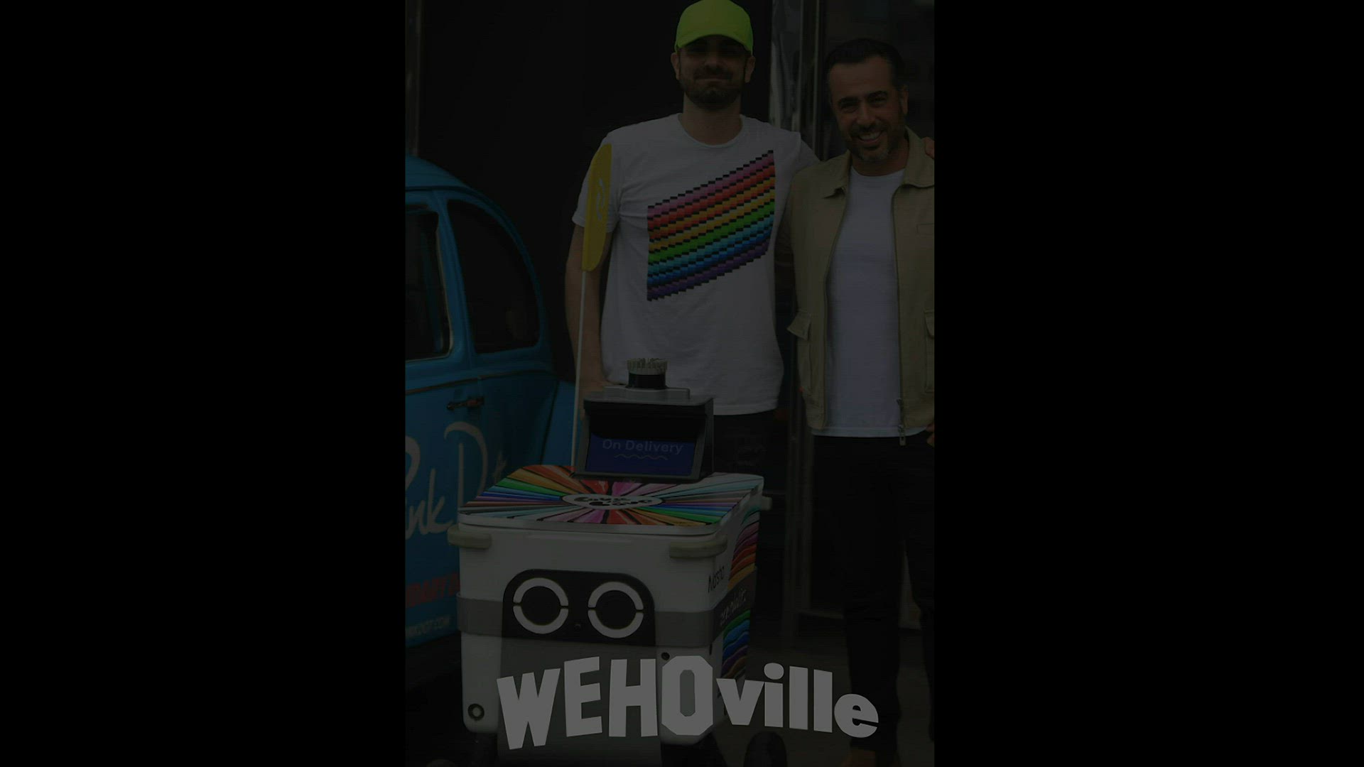 Video thumbnail for Marsha, the Pride delivery robot