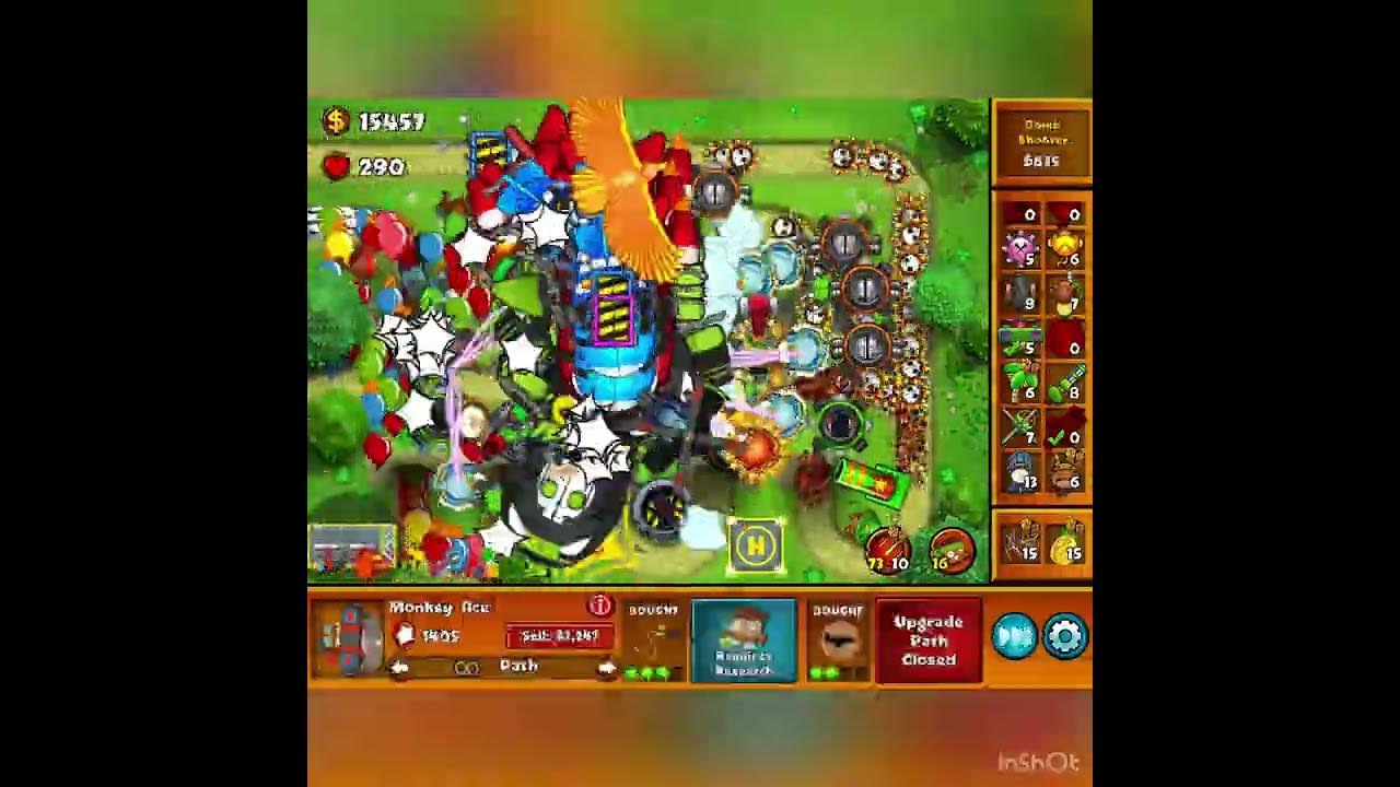 'Video thumbnail for Bloons Monkey City, beat round 57 for the first time, it was hard.😔'