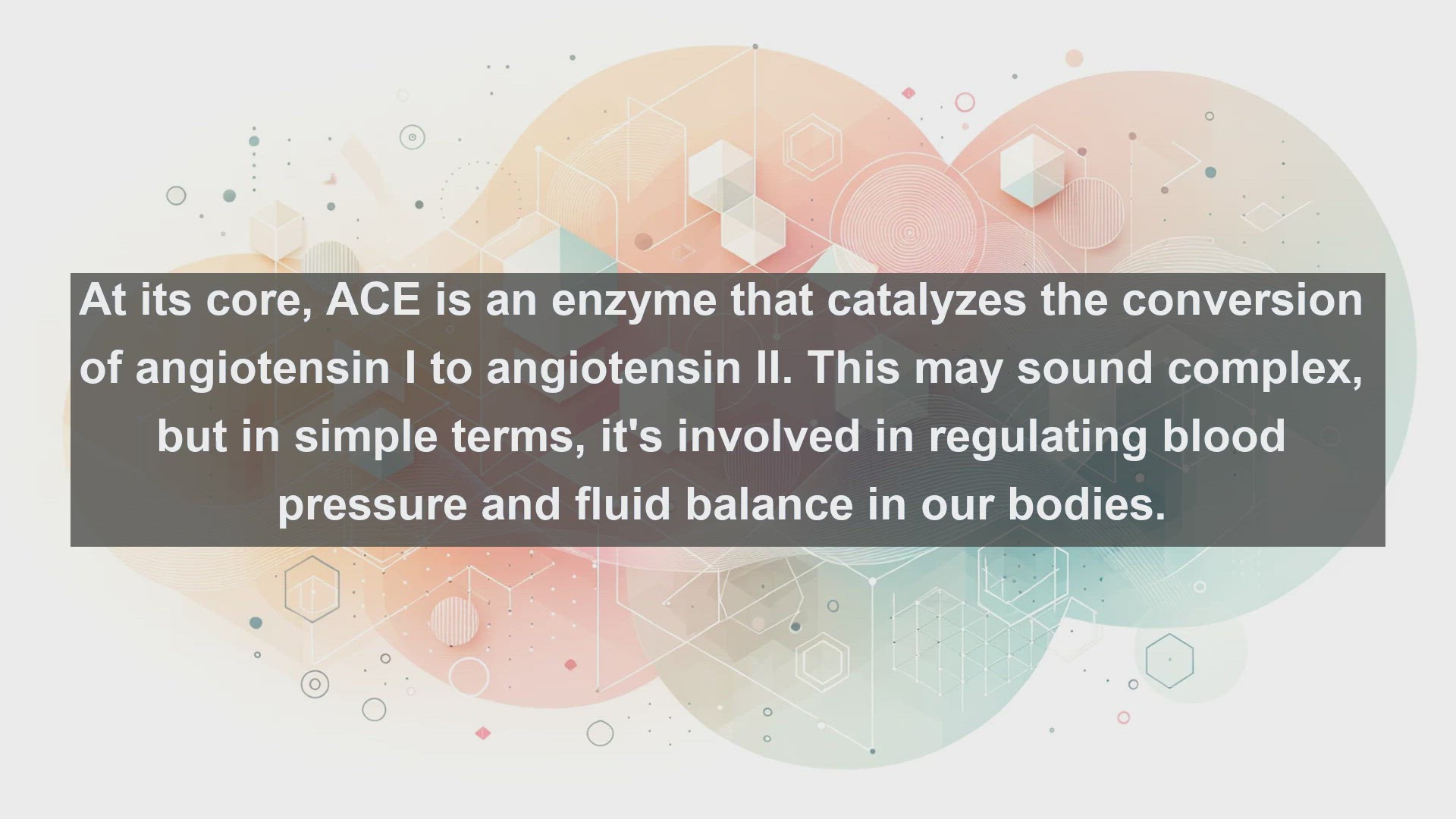 'Video thumbnail for Angiotensin converting enzyme in science  definition and examples'
