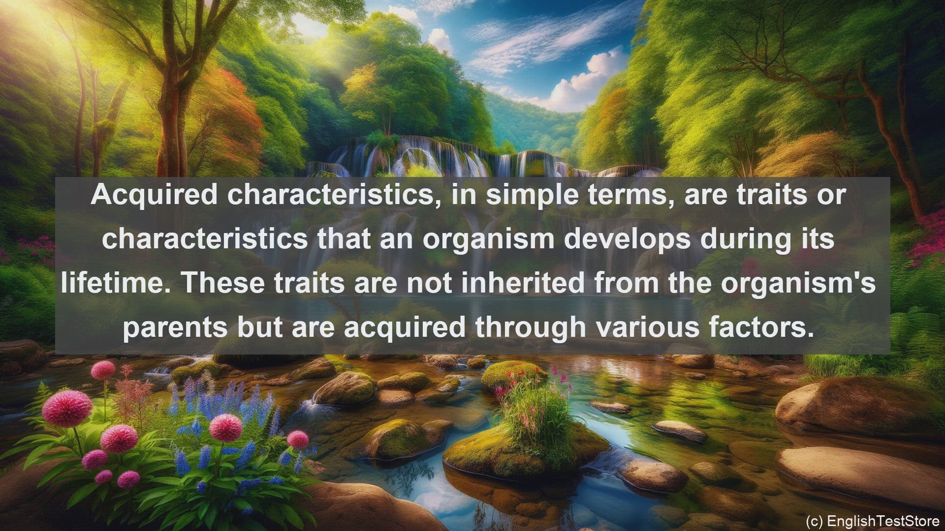 'Video thumbnail for Acquired characteristics in science  definition and examples'