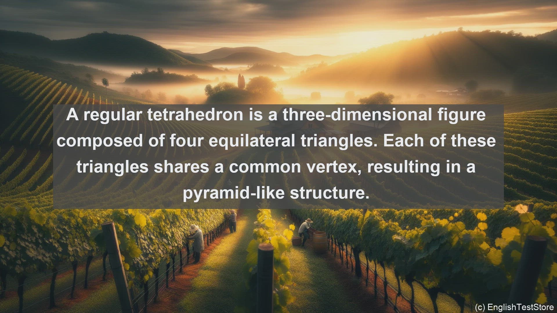 'Video thumbnail for Regular tetrahedron in science  definition and examples'