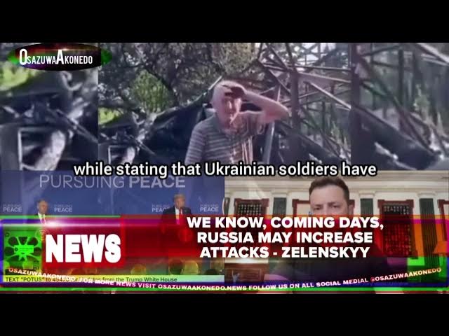 Video thumbnail for We Know, Coming Days, Russia May Increase Attacks - Zelenskyy