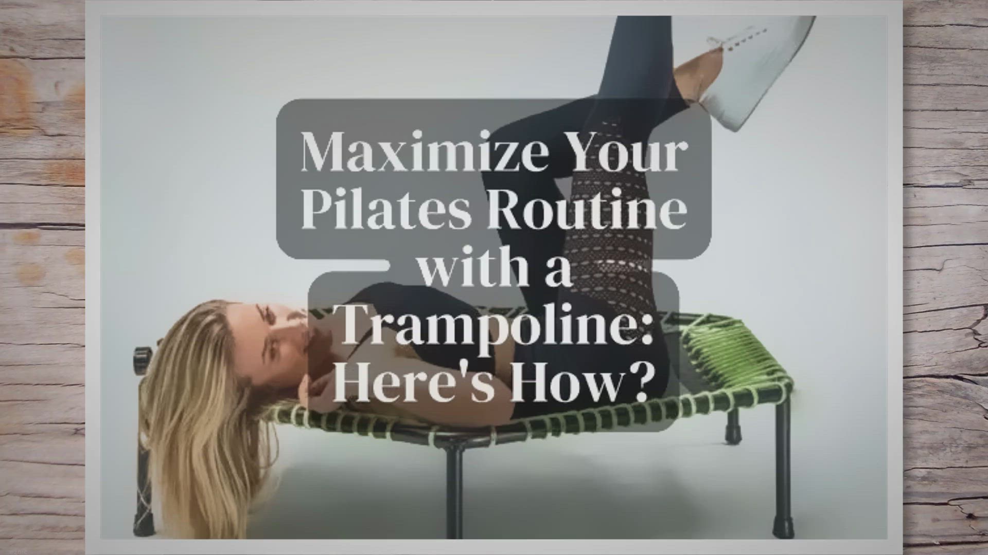 Video thumbnail for Pilates on Trampoline