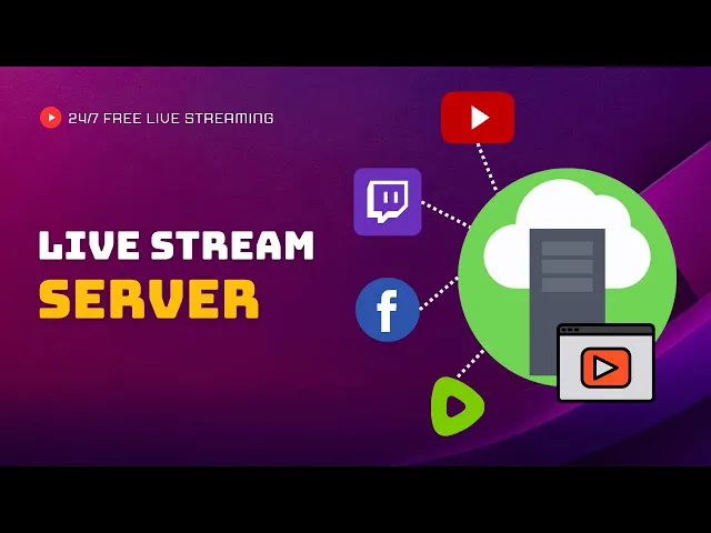 'Video thumbnail for How to Live Stream Pre-Recorded Video on Multiple Platforms | FREE 24/7 Streaming Server'