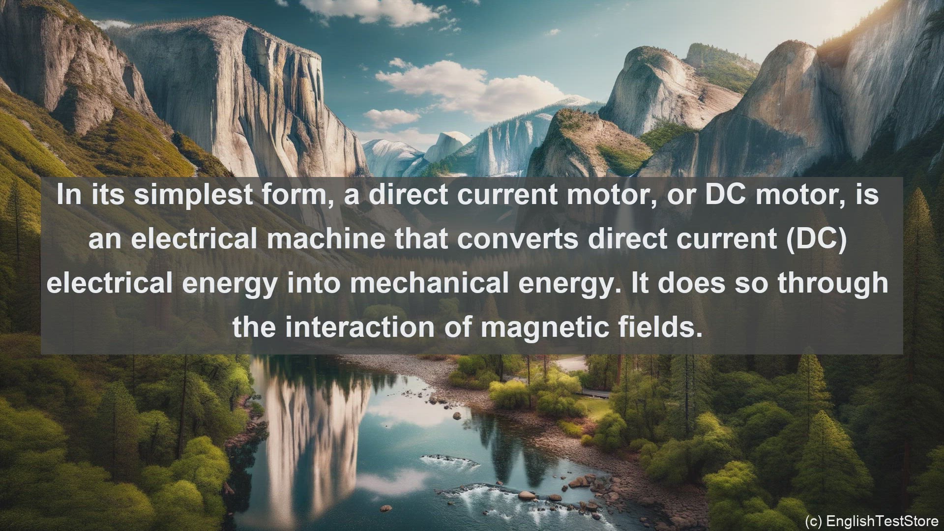 'Video thumbnail for Direct current motor in science  definition and examples'