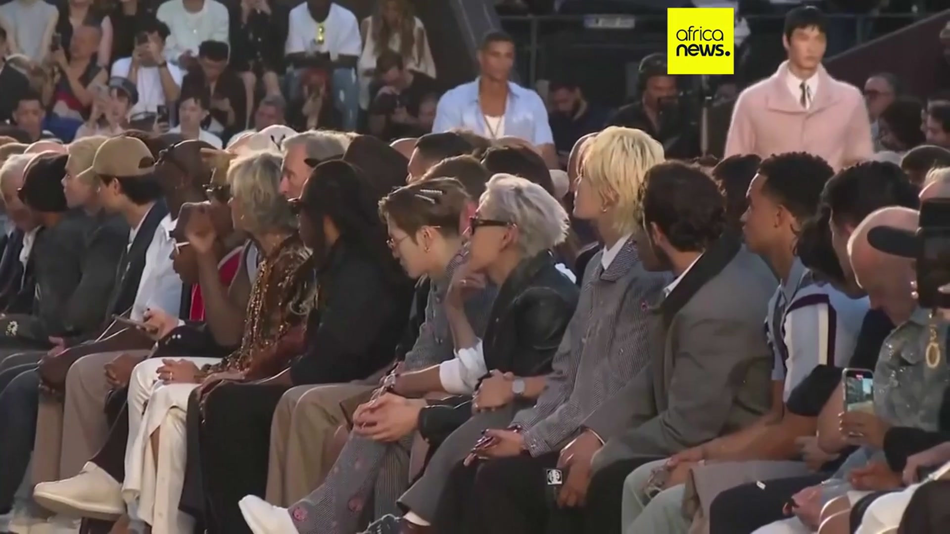 'Video thumbnail for Pharrell Williams presents Spring/Summer 2026 collection for Louis Vuitton'