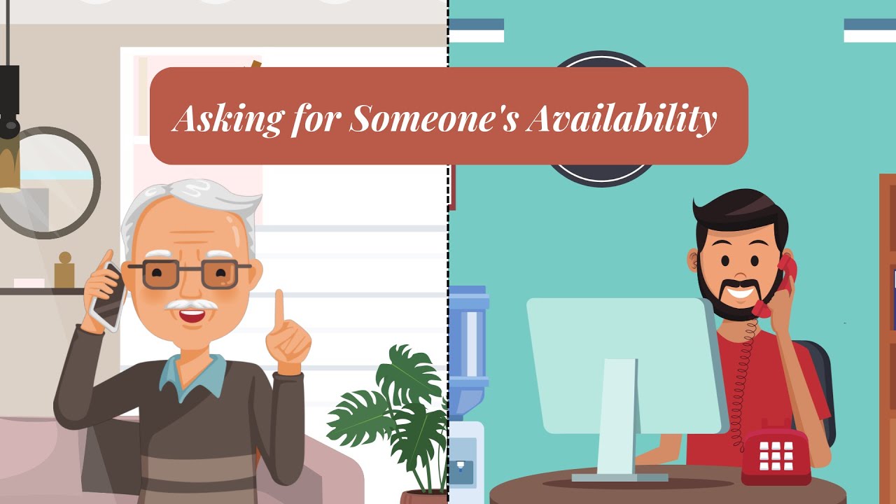 Video thumbnail for Asking for Someone’s Availability || ESL Conversation Practice || ESL Advice