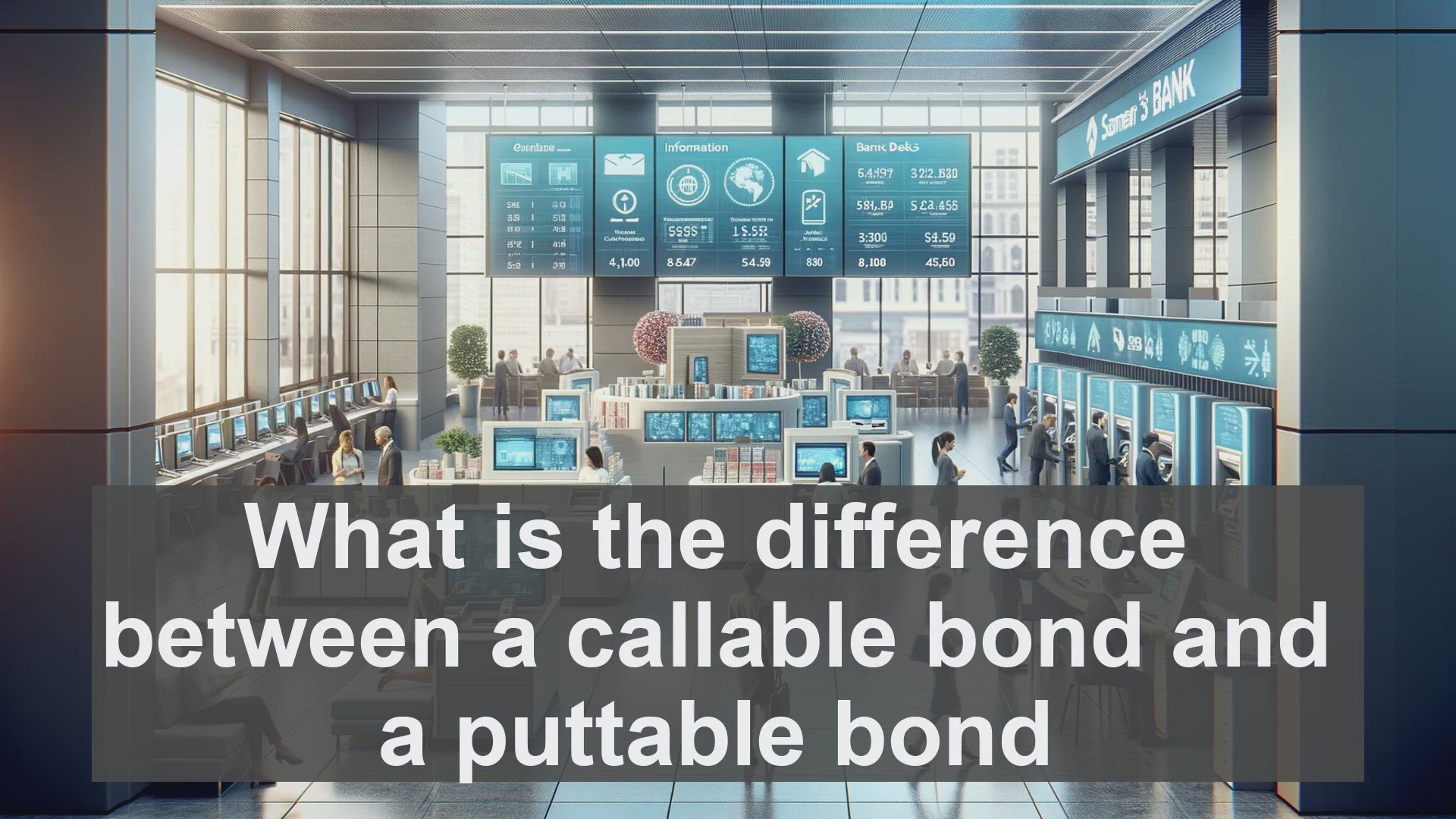 Video thumbnail for What is the difference between a callable bond and a puttable bond?