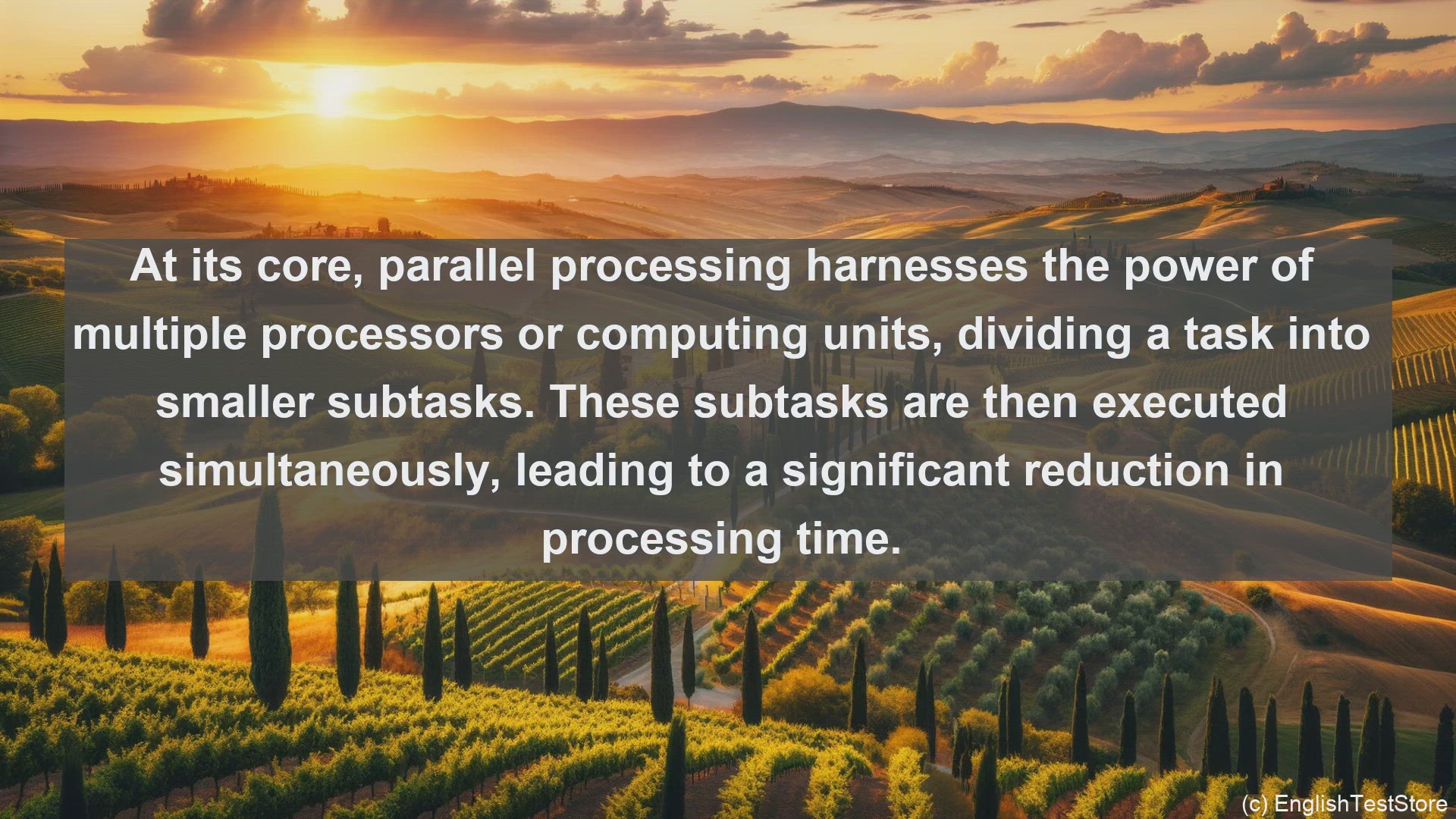 'Video thumbnail for Parallel processing in science  definition and examples'