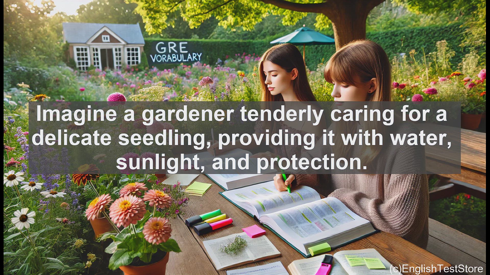 'Video thumbnail for GRE Vocabulary Lesson: The Art of Nurturing Growth and Development'
