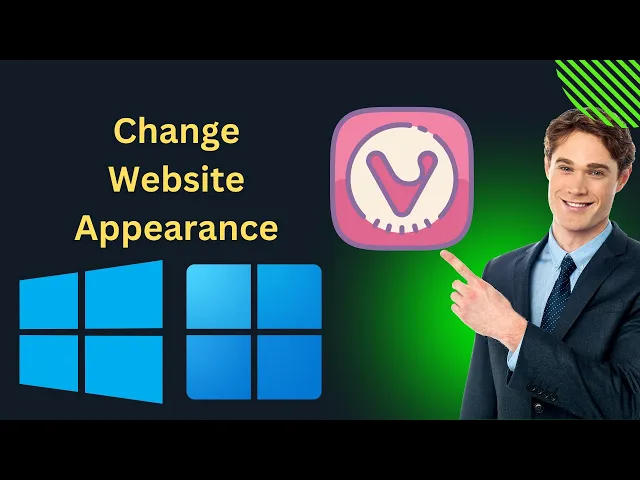'Video thumbnail for How to Change Website Appearance in Vivaldi Browser on Windows 11 or 10 | GearUpWindows Tutorial'