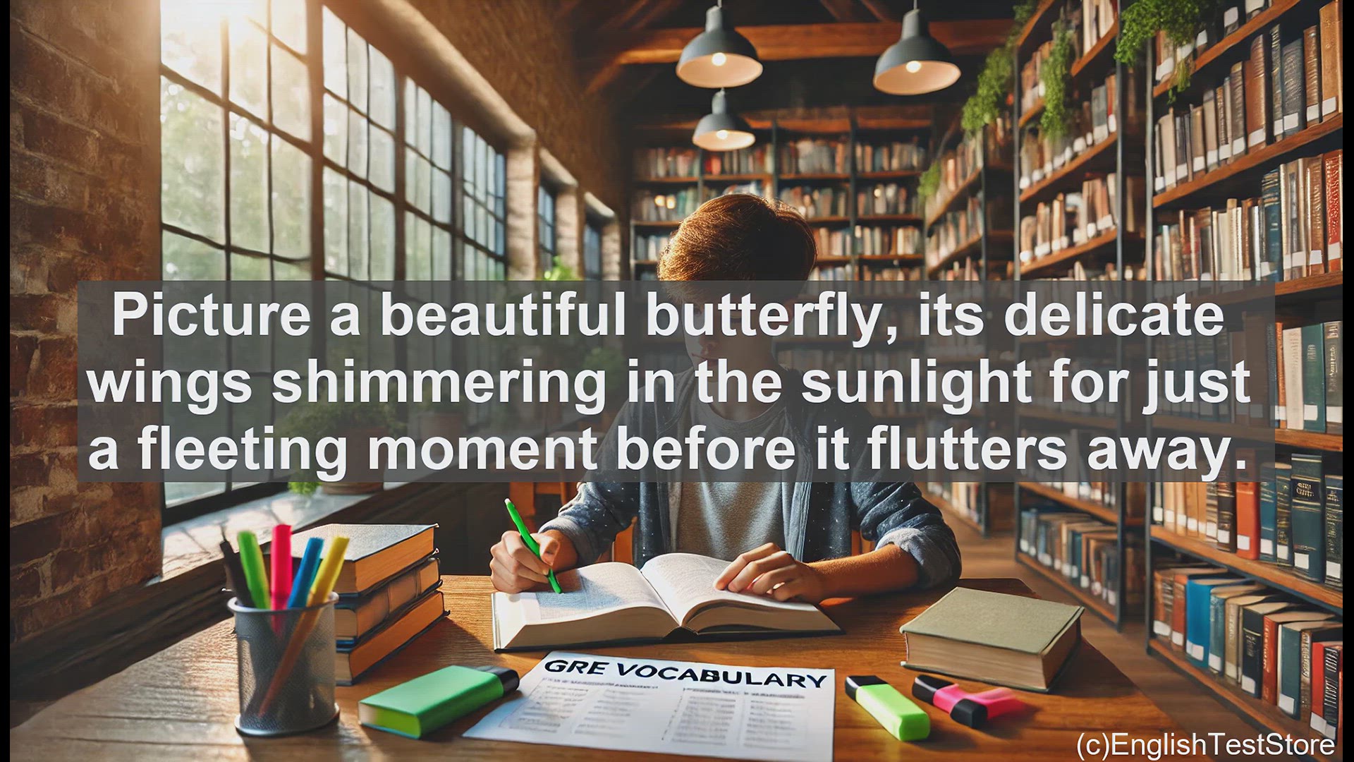 'Video thumbnail for GRE Vocabulary Lesson: The Fleeting Beauty of Ephemeral Moments'