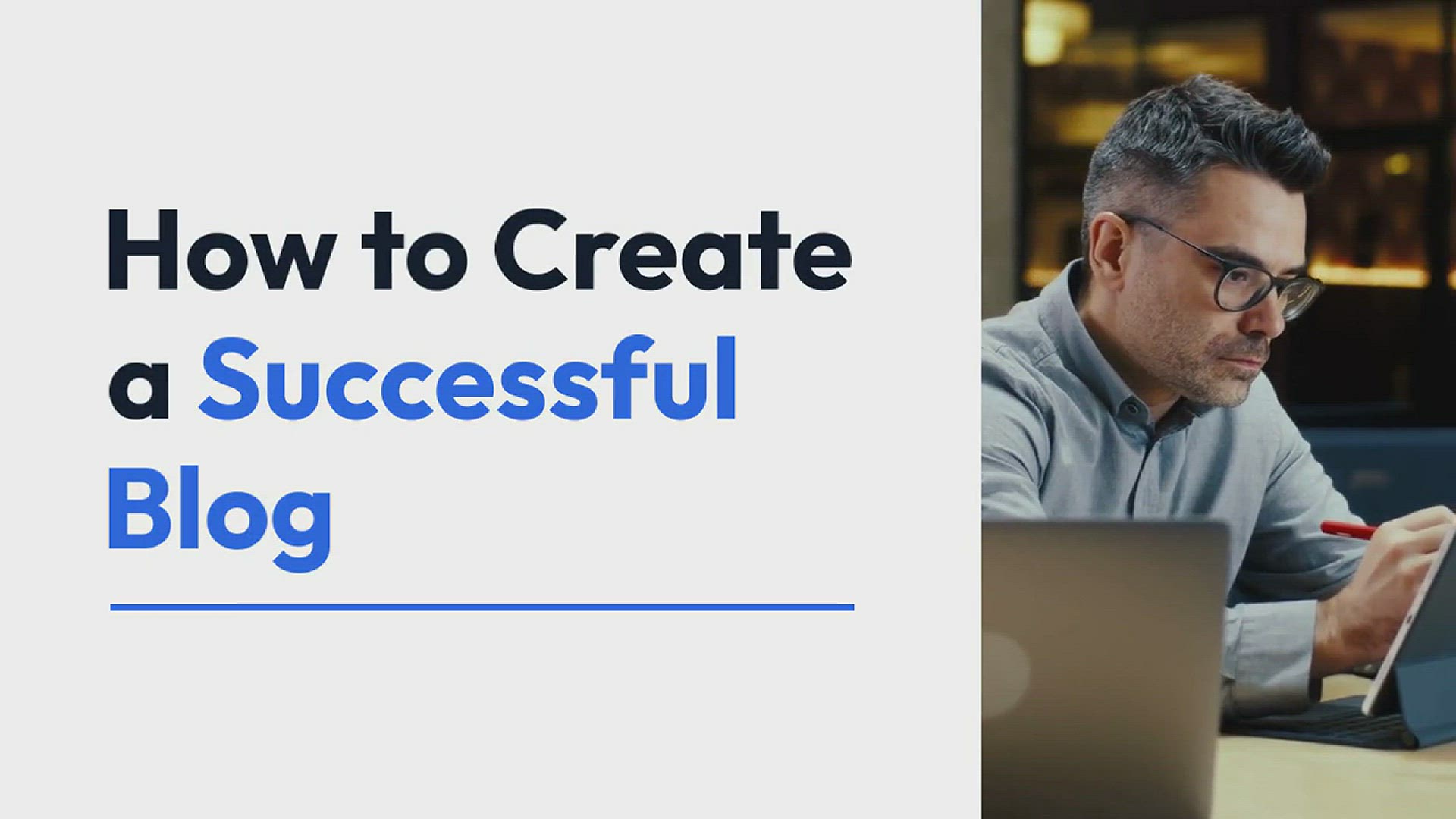 'Video thumbnail for How To Create A Successful Blog'