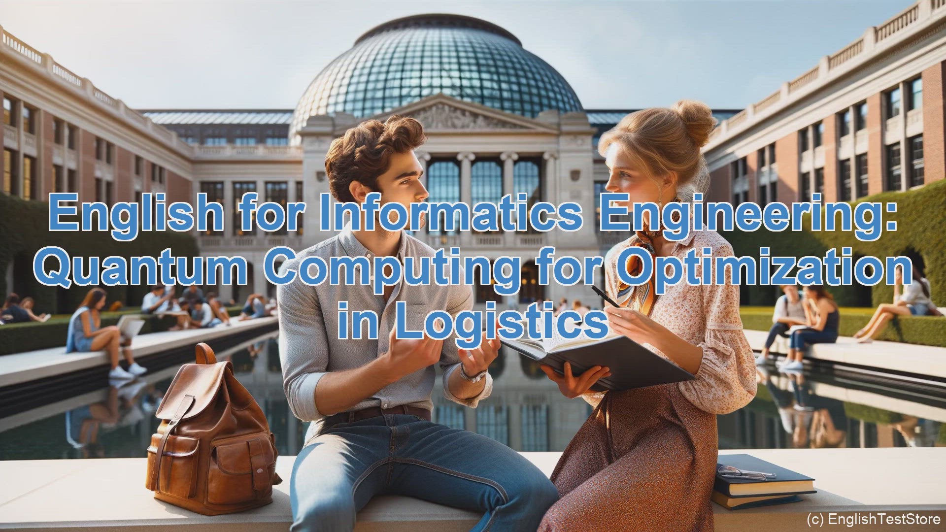 'Video thumbnail for English Conversation for Informatics Engineering: Quantum Computing for Optimization in Logistics'