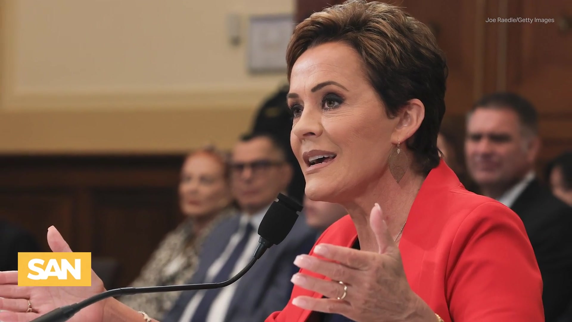 'Video thumbnail for Kari Lake defends dismantling Voice of America after mass layoffs'