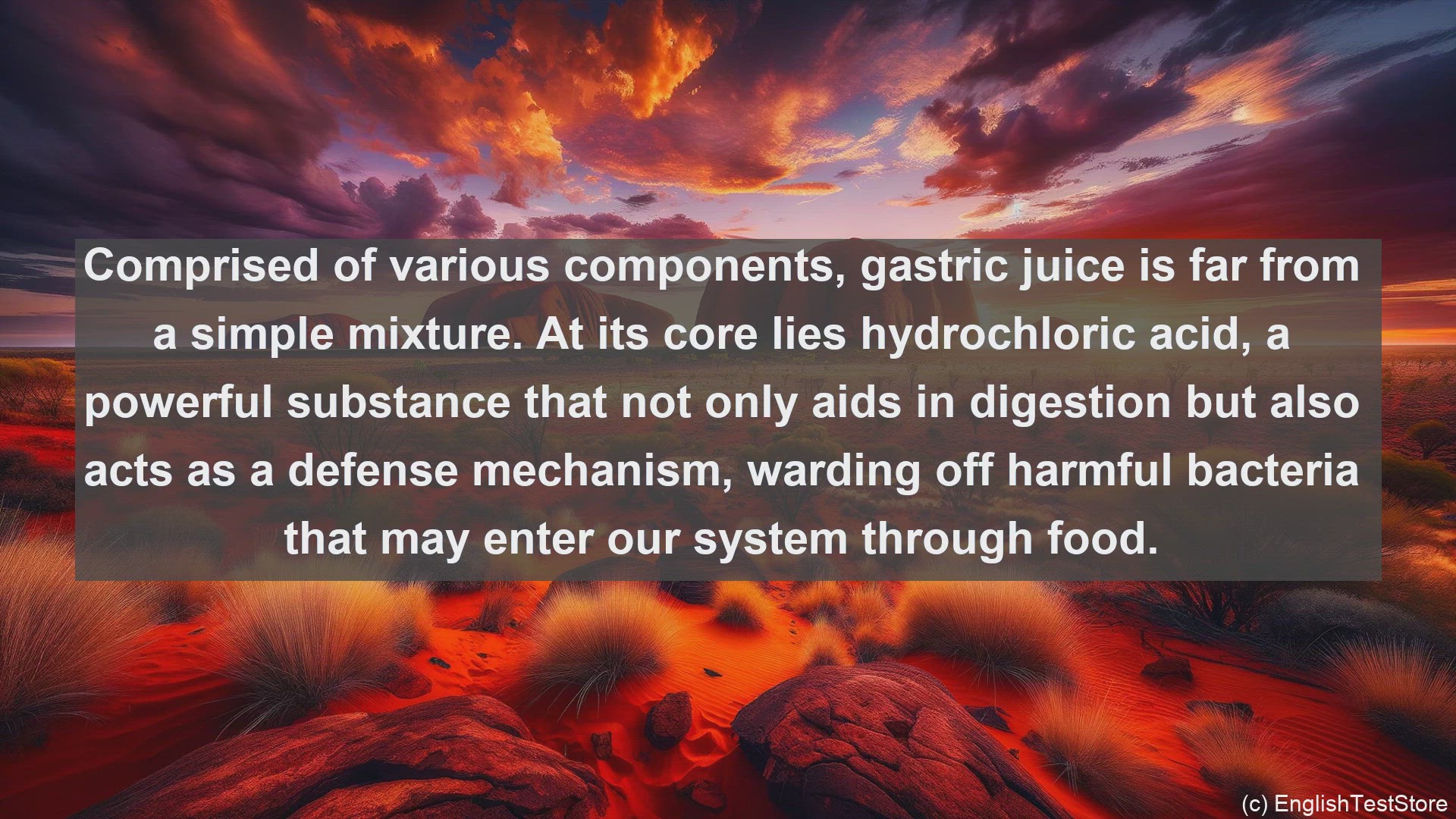 'Video thumbnail for Gastric juice in science  definition and examples'