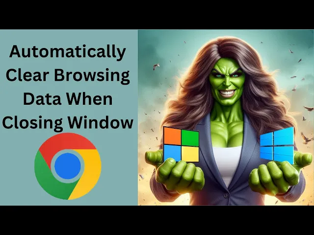 'Video thumbnail for How to Automatically Clear Browsing Data When Closing Google Chrome Window | GearUpWindows Tutorial'